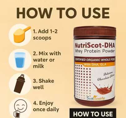 ORGENIC WHEY PROTEIN POWDER DHA (whole Family) 1